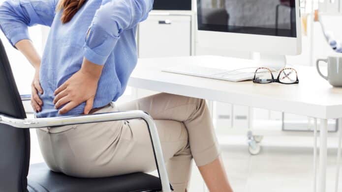 Rückenschmerzen am Arbeitsplatz